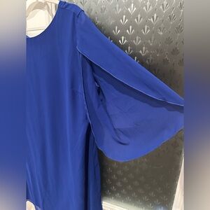 Beautiful 💕Grace Karin Holiday Wedding Formal Blue 3/4 Sleeve Boxy Dress 👗 💕2XL